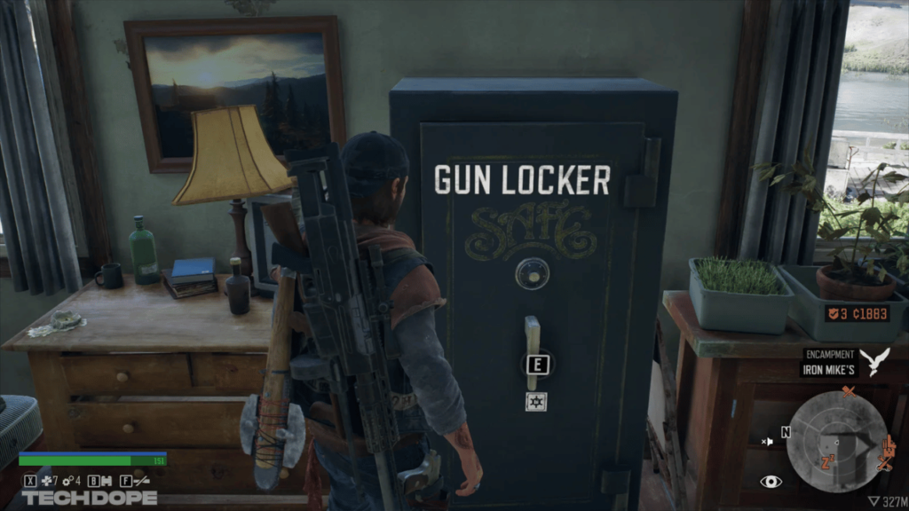 gun locker days gone